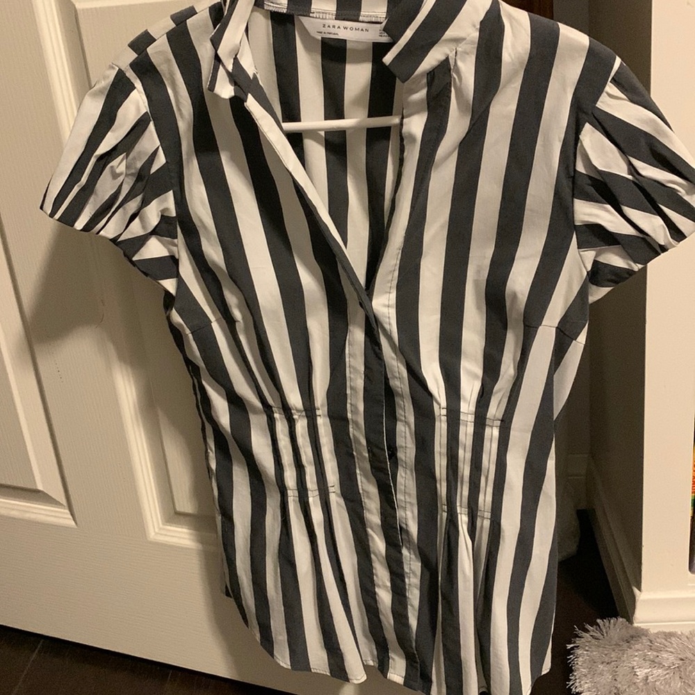 Zara Woman Button Blouse